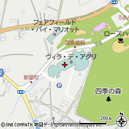 「道の駅」うつのみや　ろまんちっく村公衆トイレ周辺の地図