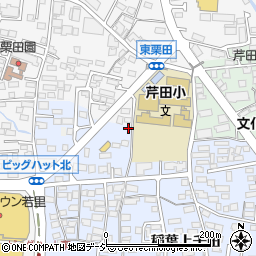 長野県長野市稲葉8周辺の地図