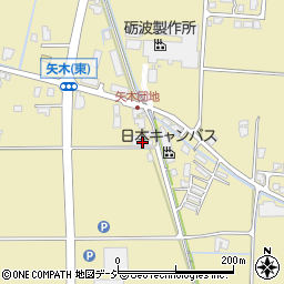 富山県砺波市矢木352周辺の地図