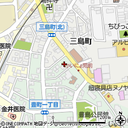 ファミリーマート砺波豊町店周辺の地図