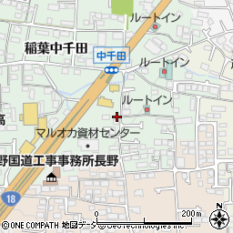 長野県長野市稲葉2111-1周辺の地図