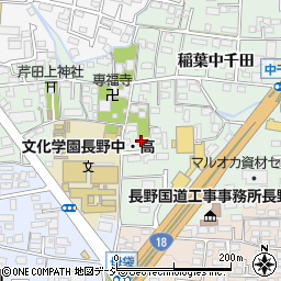 長野県長野市稲葉2164-21周辺の地図