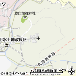 石川県金沢市花園八幡町周辺の地図