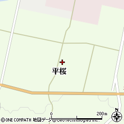 富山県小矢部市平桜6185周辺の地図