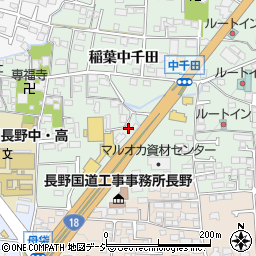 長野県長野市稲葉2150周辺の地図