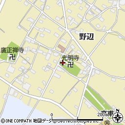 長野県須坂市野辺768周辺の地図