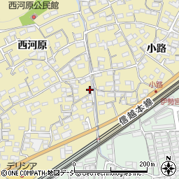 長野県長野市安茂里1417周辺の地図