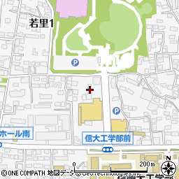 長野市中央隣保館周辺の地図