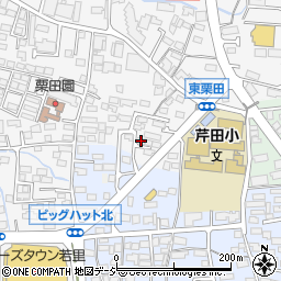長野県長野市栗田91周辺の地図