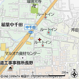 長野県長野市稲葉2097周辺の地図