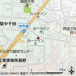 長野県長野市稲葉2090-5周辺の地図