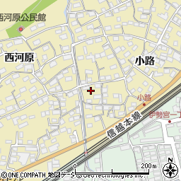長野県長野市安茂里1447周辺の地図