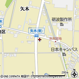 富山県砺波市矢木358周辺の地図