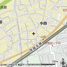 長野県長野市安茂里1454周辺の地図