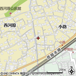 長野県長野市安茂里1446-1周辺の地図