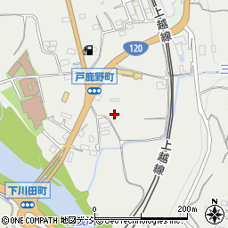 群馬県沼田市戸鹿野町582周辺の地図