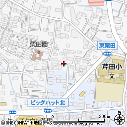 長野県長野市栗田98周辺の地図