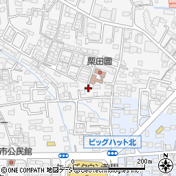 長野県長野市栗田112周辺の地図