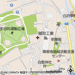 栃木県宇都宮市白沢町1536-1周辺の地図