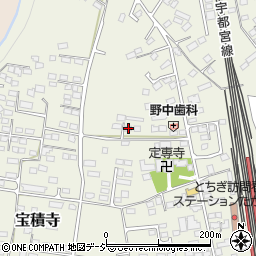 栃木県塩谷郡高根沢町宝積寺2456-36周辺の地図