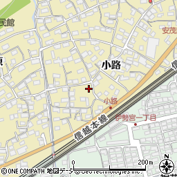 長野県長野市安茂里1453周辺の地図