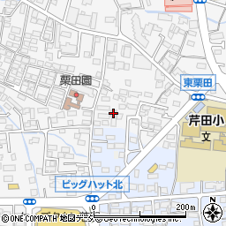 長野県長野市栗田99周辺の地図