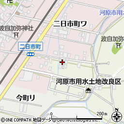 石川県金沢市花園八幡町ロ25-3周辺の地図