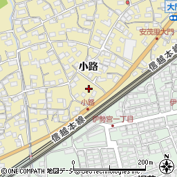 長野県長野市安茂里1360-5周辺の地図