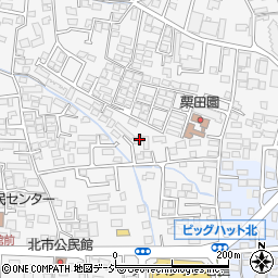長野県長野市栗田115周辺の地図