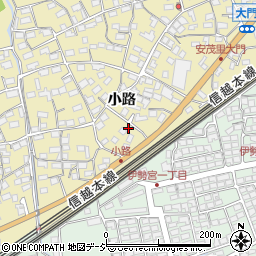 長野県長野市安茂里1360-1周辺の地図