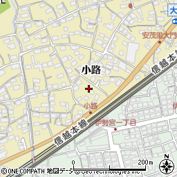 長野県長野市安茂里1360周辺の地図