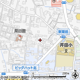 長野県長野市栗田95周辺の地図