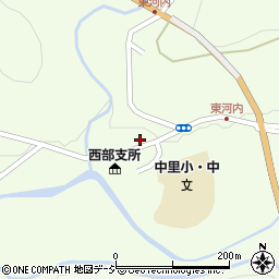 茨城県警察本部　日立警察署東河内駐在所周辺の地図