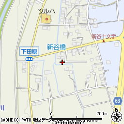 栃木県宇都宮市下田原町1754周辺の地図