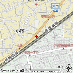 長野県長野市安茂里1658周辺の地図