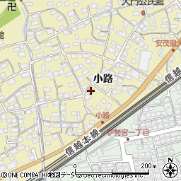 長野県長野市安茂里1457周辺の地図