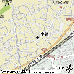 長野県長野市安茂里1378周辺の地図