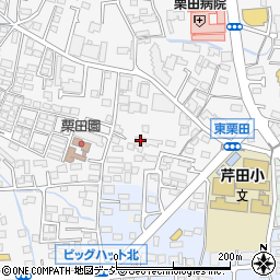 長野県長野市栗田100-2周辺の地図