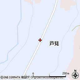 富山県中新川郡立山町芦見周辺の地図