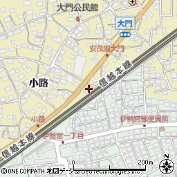 長野県長野市安茂里1660-1周辺の地図