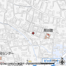 長野県長野市栗田108-25周辺の地図