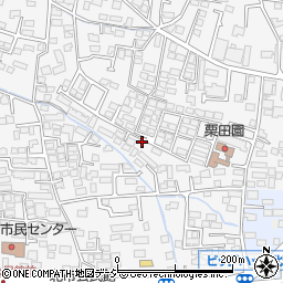 長野県長野市栗田124-10周辺の地図