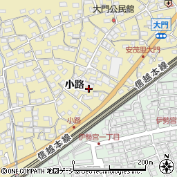 長野県長野市安茂里1368周辺の地図