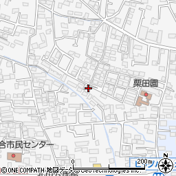 長野県長野市栗田124-7周辺の地図