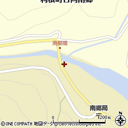 群馬県警察本部　沼田警察署日影南郷駐在所周辺の地図