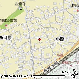 長野県長野市安茂里1423周辺の地図