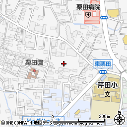 長野県長野市栗田80周辺の地図