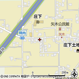 富山県砺波市矢木3周辺の地図