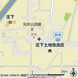 富山県砺波市矢木33周辺の地図