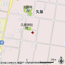 富山県砺波市久泉57周辺の地図